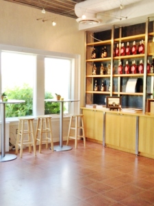 One view of the tasting room